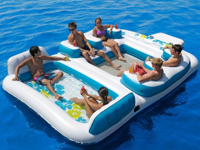 Giant Inflatable Floating Island