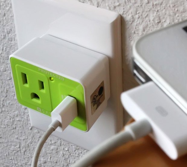 Travel USB Surge Protector