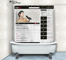 YouTube Shower Curtain