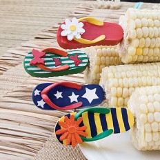 Flip Flop Corn Holders