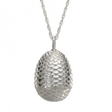 Game of Thrones Silver Dragon Egg Pendant