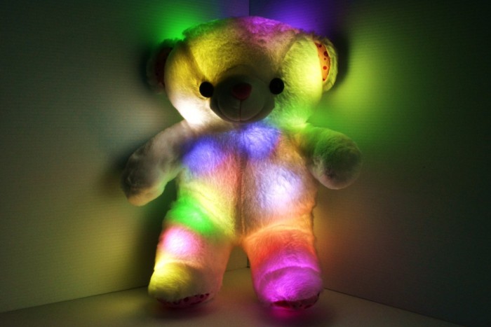 cute lighting teddy bear